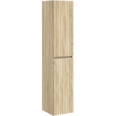 vidaXL Wisząca Szafka Łazienkowa dąb Sonoma 33 x 34,5 x 160 cm vidaXL Wisząca Szafka Łazienkowa dąb Sonoma 33 x 34,5 x 160 cm