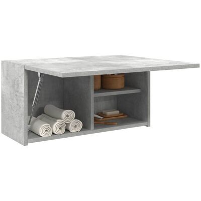 VMP Wisząca szafka łazienkowa, szarość betonu, 60x25x30 cm VMP Wisząca szafka łazienkowa, szarość betonu, 60x25x30 cm