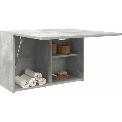 VMP Wisząca szafka łazienkowa, szarość betonu, 60x25x40 cm VMP Wisząca szafka łazienkowa, szarość betonu, 60x25x40 cm