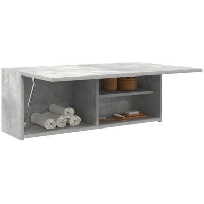 VMP Wisząca szafka łazienkowa, szarość betonu, 80x25x30 cm VMP Wisząca szafka łazienkowa, szarość betonu, 80x25x30 cm