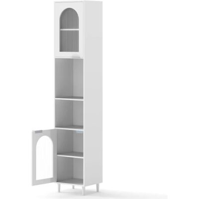 COSTWAY WYSOKA WĄSKA SZAFKA ŁAZIENKOWA SŁUPEK 35X30X180 COSTWAY WYSOKA WĄSKA SZAFKA ŁAZIENKOWA SŁUPEK 35X30X180