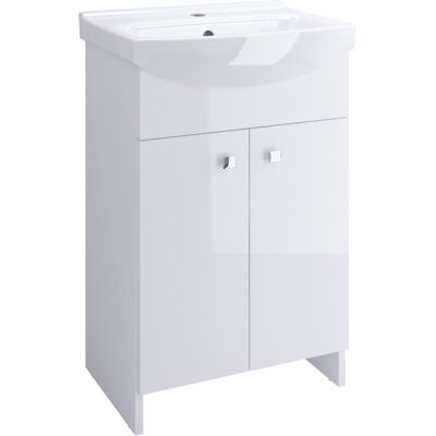 Cersanit Zestaw Meblowy C13 BASIC 60,biały szafka z umywalką do samodzielnego montaż Cersanit Zestaw Meblowy C13 BASIC 60,biały szafka z umywalką do samodzielnego montaż