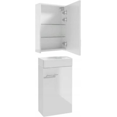 DEFTRANS Zestaw szafka łazienkowa z umywalką 60x40+szafka łazienkowa z lustrem 40x60 Napoli DEFTRANS Zestaw szafka łazienkowa z umywalką 60x40+szafka łazienkowa z lustrem 40x60 Napoli