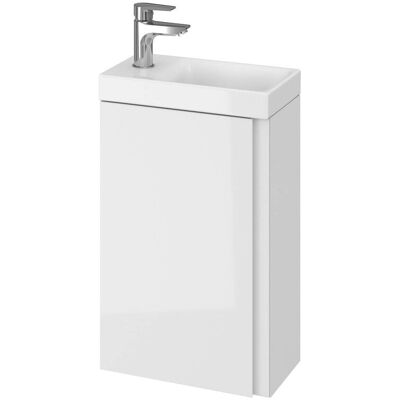Cersanit biały 39cm umywalka i szafka - Nowoczesny mebel łazienkowy Cersanit biały 39cm umywalka i szafka - Nowoczesny mebel łazienkowy