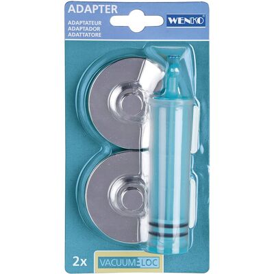 WENKO Adaptery Do Montażu Bez Wiercenia Vacuum-Loc X2szt WENKO Adaptery Do Montażu Bez Wiercenia Vacuum-Loc X2szt
