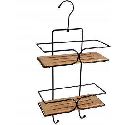 Bisk Bamboo Double Shelf Bisk Bamboo Double Shelf