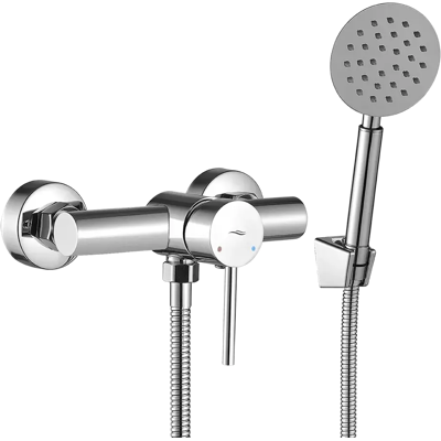 Bateria Natryskowa Ścienna Z Zestawem Natryskowym Chrom Noia Kuchinox Bnk_041d Bateria Natryskowa Ścienna Z Zestawem Natryskowym Chrom Noia Kuchinox Bnk_041d