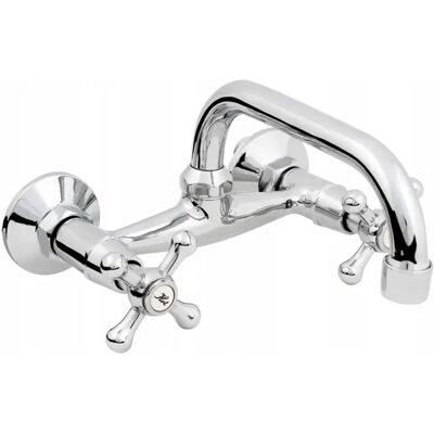 Hydroland Bateria Retro Umywalkowa Ścienna Wyl.180mm- 651 Hydroland Bateria Retro Umywalkowa Ścienna Wyl.180mm- 651