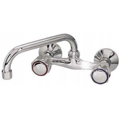 Bateria Umywalkowa Ścienna Diamond Lux Chrom Bateria Umywalkowa Ścienna Diamond Lux Chrom