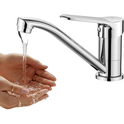 Bateria Umywalkowa Stojąca Z Ruchomą Wylewką Chrom Atez Kuchinox Bateria Umywalkowa Stojąca Z Ruchomą Wylewką Chrom Atez Kuchinox