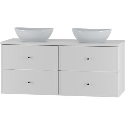 Inny producent Biały Zestaw Do Łazienki 120cm Szafka Blat Umywalka Marco Inny producent Biały Zestaw Do Łazienki 120cm Szafka Blat Umywalka Marco
