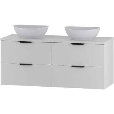 Inny producent Biały Zestaw Do Łazienki 120cm Szafka Blat Umywalka Pile Inny producent Biały Zestaw Do Łazienki 120cm Szafka Blat Umywalka Pile