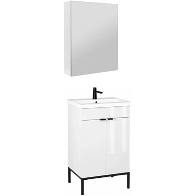Astor Biały Zestaw Do Łazienki 50cm Szafka Z Umywalką Szafka Z Lustrem Alba Astor Biały Zestaw Do Łazienki 50cm Szafka Z Umywalką Szafka Z Lustrem Alba