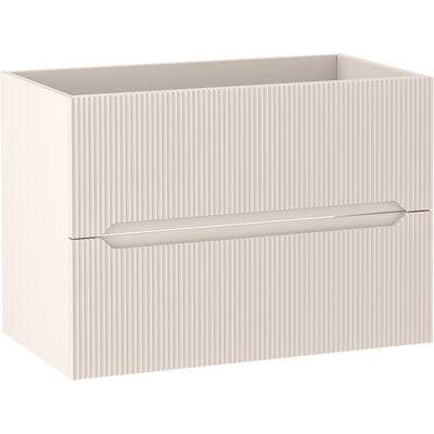 Jarstol Kaszmirowa Szafka Pod Umywalkę 80cm 2 Szuflady Ryflowane Fronty Novo Jarstol Kaszmirowa Szafka Pod Umywalkę 80cm 2 Szuflady Ryflowane Fronty Novo