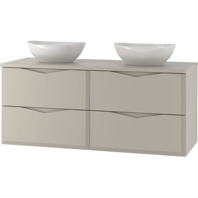 Inny producent Kaszmirowy Zestaw Łazienkowy 120cm Szafka z Blatem Umywalka Delica Inny producent Kaszmirowy Zestaw Łazienkowy 120cm Szafka z Blatem Umywalka Delica