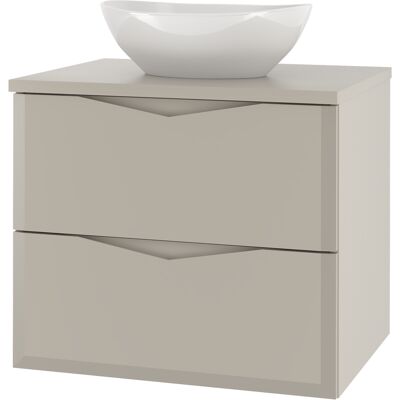 Inny producent Kaszmirowy Zestaw Łazienkowy 60cm Szafka z Blatem Umywalka Delica Inny producent Kaszmirowy Zestaw Łazienkowy 60cm Szafka z Blatem Umywalka Delica