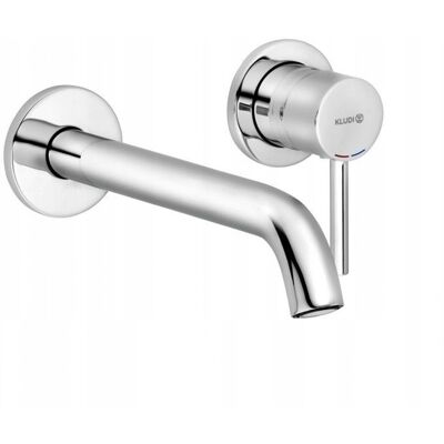 Kludi Bozz Ścienna Bateria Umywalkowa Chrom - 23cm Kludi 382450576 Kludi Bozz Ścienna Bateria Umywalkowa Chrom - 23cm Kludi 382450576