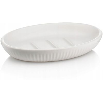 Mydelniczka Ceramiczna Biała Kela Mydelniczka Ceramiczna Biała Kela