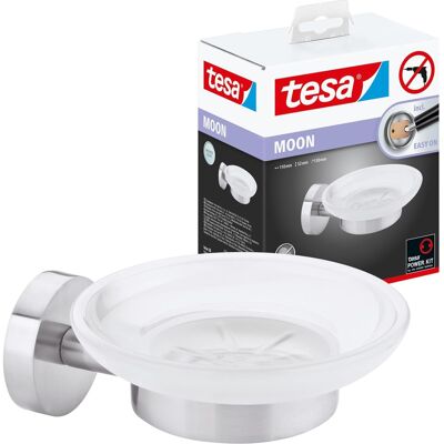 Mydelniczka Tesa Moon Samoprzylepna Na Ścianę, 15,5 X 7 X 11 Cm Mydelniczka Tesa Moon Samoprzylepna Na Ścianę, 15,5 X 7 X 11 Cm