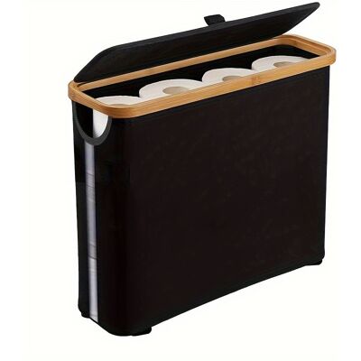 Inny producent Pojemnik Na Papier Toaletowy Wolnostojący Organizer Łazienkowy Elegnacki Inny producent Pojemnik Na Papier Toaletowy Wolnostojący Organizer Łazienkowy Elegnacki