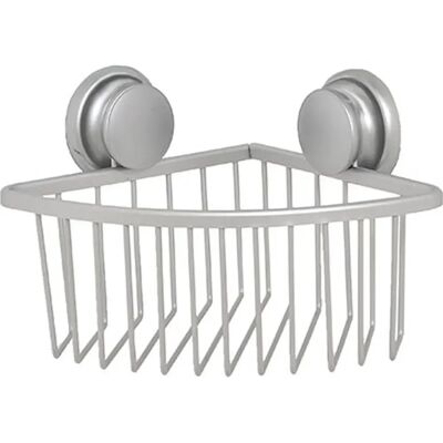 TENDANCE Półka Łazienkowa Espar Na Przyssawki 19x19,7x19,7 Cm Aluminium Srebrna TENDANCE Półka Łazienkowa Espar Na Przyssawki 19x19,7x19,7 Cm Aluminium Srebrna
