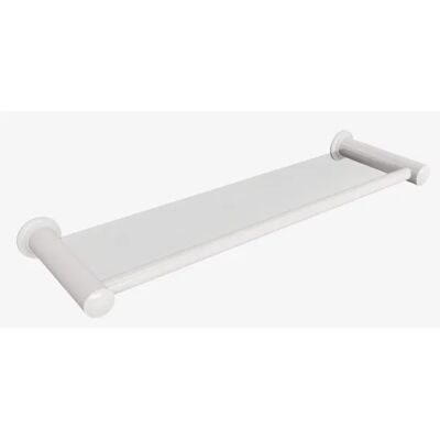 Półka Łazienkowa Szklana 50 Cm Andex Classic 001/50/b Biała Półka Łazienkowa Szklana 50 Cm Andex Classic 001/50/b Biała
