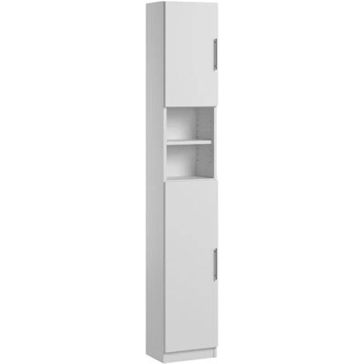 Trend Home Słupek Łazienkowy Szafka Do Łazienki 190 Cm Biała Biały Mat Trend Home Słupek Łazienkowy Szafka Do Łazienki 190 Cm Biała Biały Mat