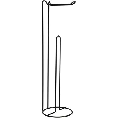 Bathroom Solutions Stojak Na Papier Toaletowy Czarny 54 Cm Bathroom Solutions Stojak Na Papier Toaletowy Czarny 54 Cm