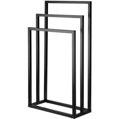 Galicja Stojak Na Ręczniki Black 3 Poziomy, Czarny Galicja Stojak Na Ręczniki Black 3 Poziomy, Czarny