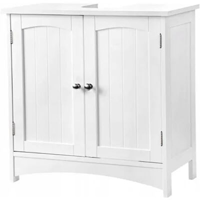 Szafka Do Umywalki Vasagle Bbc01wt Biała 30x60x60 Cm #b413 Szafka Do Umywalki Vasagle Bbc01wt Biała 30x60x60 Cm #b413