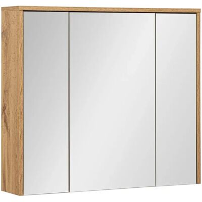 Astor Szafka Łazienkowa Z Lustrem 80cm 3 Drzwi Dąb Wotan Vivien Astor Szafka Łazienkowa Z Lustrem 80cm 3 Drzwi Dąb Wotan Vivien