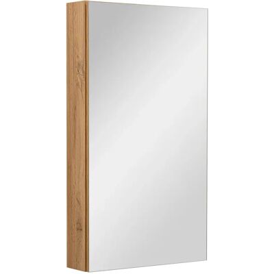MyFurni Szafka Łazienkowa Z Lustrem Lustrzana Wisząca Do Łazienki Dąb Wotan 50 Cm MyFurni Szafka Łazienkowa Z Lustrem Lustrzana Wisząca Do Łazienki Dąb Wotan 50 Cm