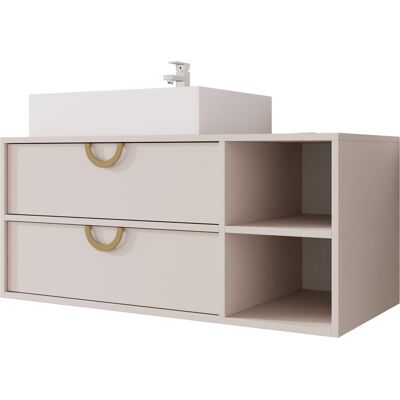 Mirjan24 Szafka Łazienkowa Z Umywalką 14, Cashmere Mirjan24 Szafka Łazienkowa Z Umywalką 14, Cashmere