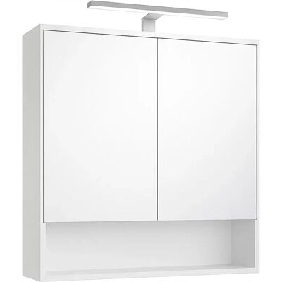 BETTER HOME Szafka Lustrzana 80x65 Cm Z Oświetleniem Led Szafka Łazienkowa Z Lustrem BETTER HOME Szafka Lustrzana 80x65 Cm Z Oświetleniem Led Szafka Łazienkowa Z Lustrem