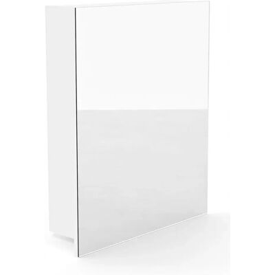 BETTER HOME Szafka Lustrzana Łazienkowa Szafka Z Lustrem Do Łazienki 50 Cm Biała Matowa BETTER HOME Szafka Lustrzana Łazienkowa Szafka Z Lustrem Do Łazienki 50 Cm Biała Matowa
