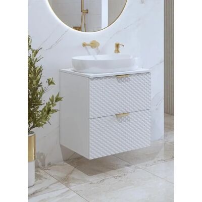 Helvetia Szafka Pod Umywalkę Nablatową Laura 2s 60cm Biała Mat Helvetia Szafka Pod Umywalkę Nablatową Laura 2s 60cm Biała Mat