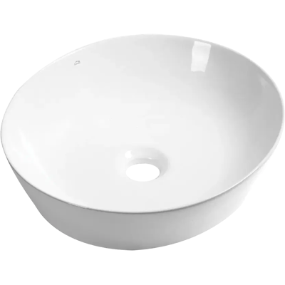 KUCHINOX Umywalka Nablatowa Ceramiczna Biała Połysk 40x36 Cm Desna KUCHINOX Umywalka Nablatowa Ceramiczna Biała Połysk 40x36 Cm Desna