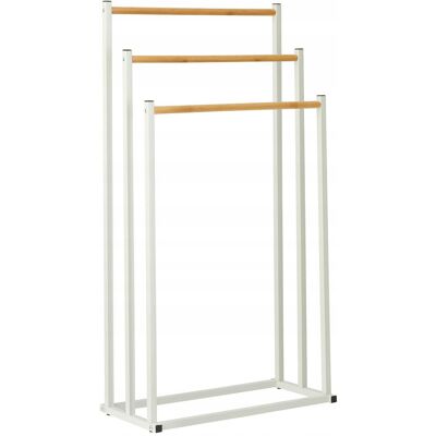 Bathroom Solutions Wieszak na ręczniki biały h85 cm DO ŁAZIENKI DO SUSZENIA RĘCZNIKÓW Bathroom Solutions Wieszak na ręczniki biały h85 cm DO ŁAZIENKI DO SUSZENIA RĘCZNIKÓW