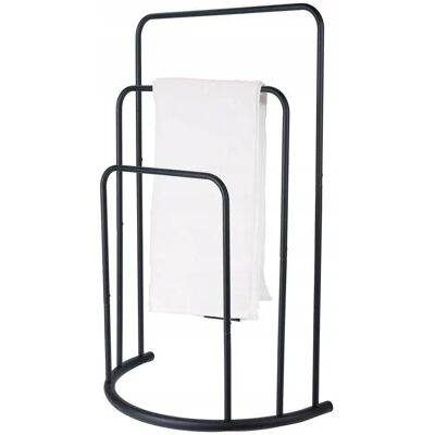 Bathroom Solutions Wieszak Na Ręczniki Stojący Łazienkowy Czarny Bathroom Solutions Wieszak Na Ręczniki Stojący Łazienkowy Czarny