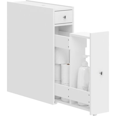 Wolnostojąca Szafka Łazienkowa Homcom Z 2 Szufladami 16 X 48 X 58 Cm Biała Wolnostojąca Szafka Łazienkowa Homcom Z 2 Szufladami 16 X 48 X 58 Cm Biała