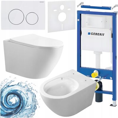 Hydrosan Zestaw Podtynkowy Wc Stelaż Geberit Duofix Mizu-Wh-Tr-03 Przyciskbiały Hydrosan Zestaw Podtynkowy Wc Stelaż Geberit Duofix Mizu-Wh-Tr-03 Przyciskbiały