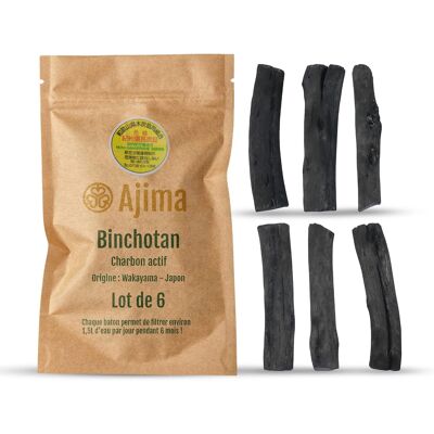 Inny producent Binchotan Węgiel Aktywny Do Wody 6 Pałeczek Filtr Do Karafki 1,5 L Inny producent Binchotan Węgiel Aktywny Do Wody 6 Pałeczek Filtr Do Karafki 1,5 L