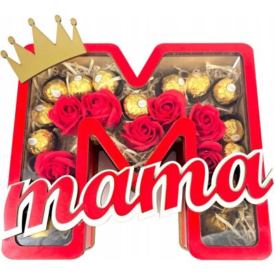Inna producent Ekskluzywny Zestaw Prezentowy Dla Mamy - Róże & Ferrero Rocher W Pudełku M Inna producent Ekskluzywny Zestaw Prezentowy Dla Mamy - Róże & Ferrero Rocher W Pudełku M