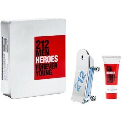 Zestaw prezentowy Carolina Herrera 212 Men Heroes - Woda toaletowa i żel pod prysznic Zestaw prezentowy Carolina Herrera 212 Men Heroes - Woda toaletowa i żel pod prysznic
