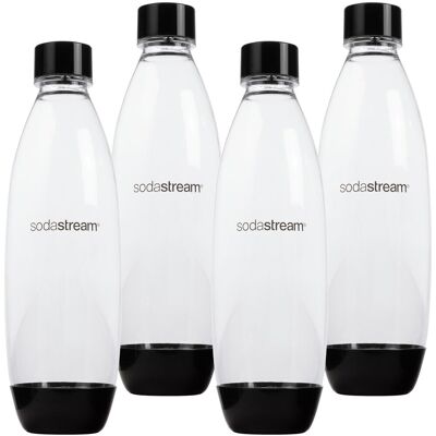 Butelki Do Saturatora Sodastream Fuse, 4 Szt. - 1l Do Zmywarki Bez Bpa Akcesoria Do Ekspresu Na Wodę Gazowaną Butelki Do Saturatora Sodastream Fuse, 4 Szt. - 1l Do Zmywarki Bez Bpa Akcesoria Do Ekspresu Na Wodę Gazowaną