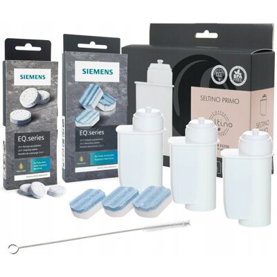 Inny producent 3x Filtr Do Ekspresu Siemens Bosch Seltino Primo + Tabletki Tz80001 Tz80002 Inny producent 3x Filtr Do Ekspresu Siemens Bosch Seltino Primo + Tabletki Tz80001 Tz80002
