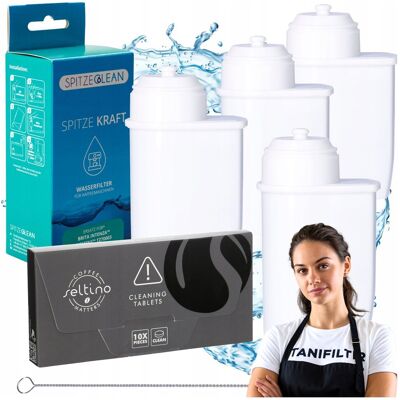 Inny producent 4x Filtr Zamiennik Do Ekspresu Siemens Eq6 Eq3 Eq8 Plus Tabletki Czyszczące Inny producent 4x Filtr Zamiennik Do Ekspresu Siemens Eq6 Eq3 Eq8 Plus Tabletki Czyszczące