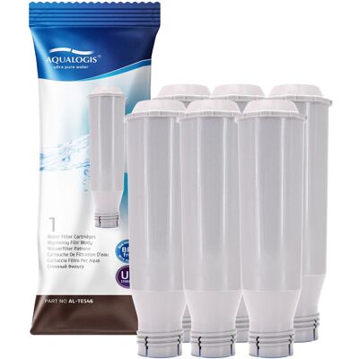 Aqualogis Al-Tes46 Filtr Do Ekspresu Krups Nivona Melitta Zamiennik 6Pk Aqualogis Al-Tes46 Filtr Do Ekspresu Krups Nivona Melitta Zamiennik 6Pk