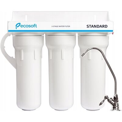 BWT Filtr Ecosoft Eco-3stage Do Twardej Wody, Filtracja Wody Pitnej Kranowej BWT Filtr Ecosoft Eco-3stage Do Twardej Wody, Filtracja Wody Pitnej Kranowej