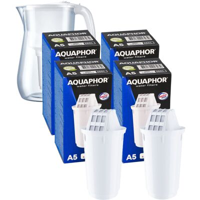 Filtr wkład filtrujący od dzbanka Aquaphor A5 350 LITRÓW 4 szt Filtr wkład filtrujący od dzbanka Aquaphor A5 350 LITRÓW 4 szt